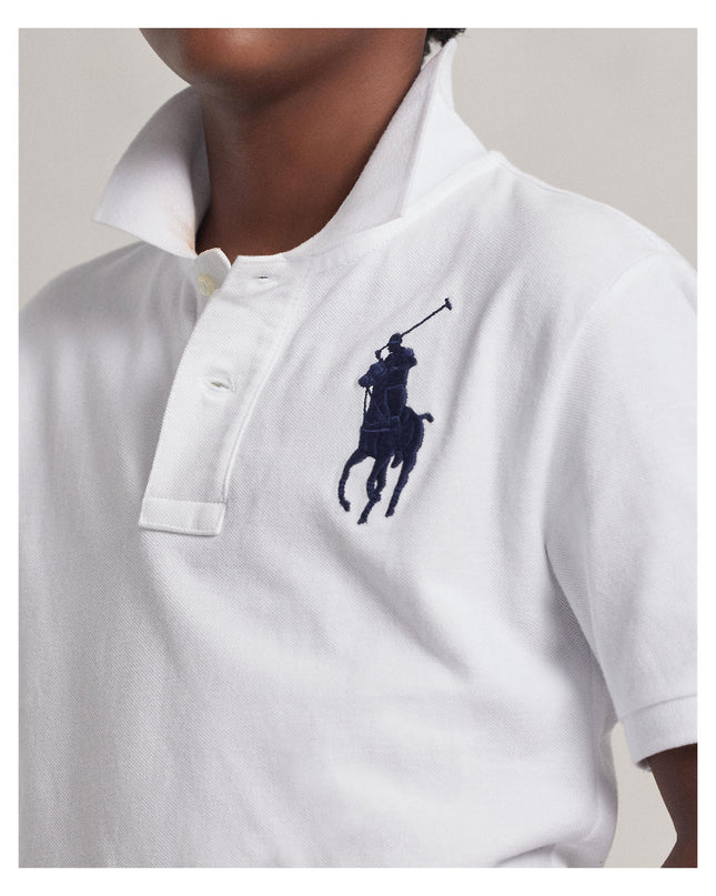 Kids Atelier-Ralph Lauren-White Logo Patch Jr Polo