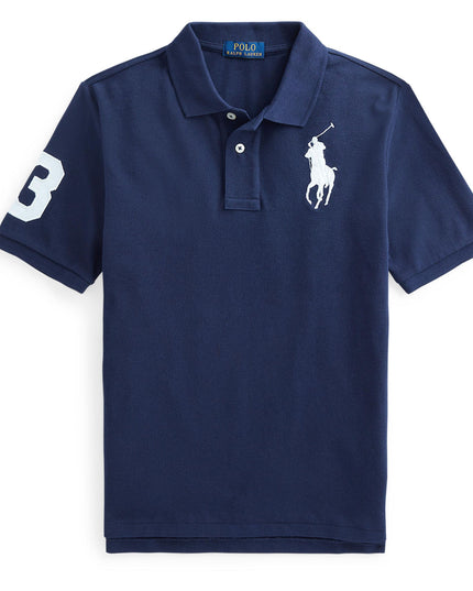 Kids atelier-Ralph Lauren-Navy Logo Patch Jr Polo