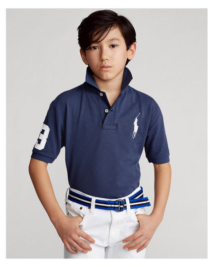 Kids atelier-Ralph Lauren-Navy Logo Patch Jr Polo