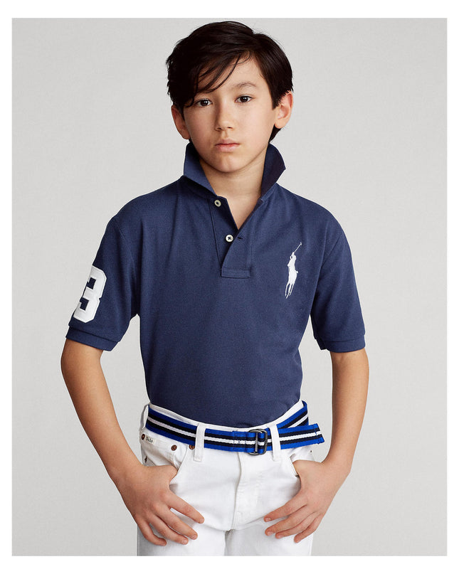 Kids atelier-Ralph Lauren-Navy Logo Patch Jr Polo