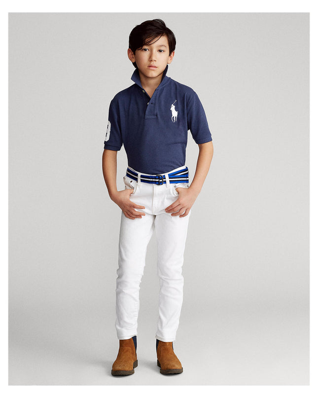 Kids atelier-Ralph Lauren-Navy Logo Patch Jr Polo