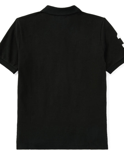 Kids Atelier-Ralph Lauren-Black Logo Patch Jr Polo