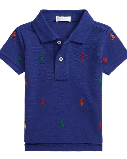 Kids Atelier-Ralph Lauren-Navy Logo Polo