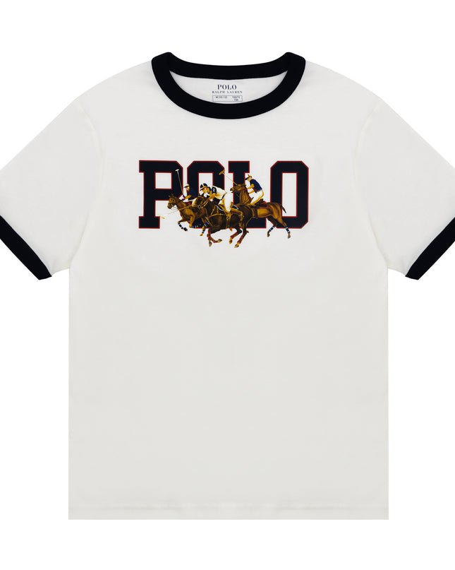 Kids Atelier-Ralph Lauren-White Logo Polo