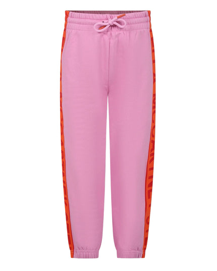 Kids Atelier-Stella McCartney-Pink Side Stripe Logo Sweatpants