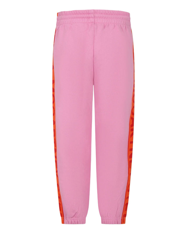 Kids Atelier-Stella McCartney-Pink Side Stripe Logo Sweatpants