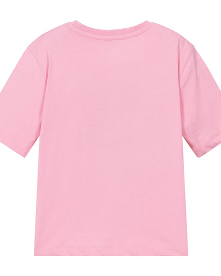 Kids Atelier-Stella McCartney-Pink Shapes Logo Graphic T-Shirt