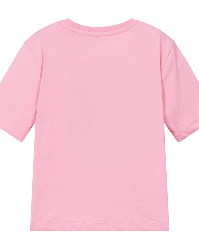 Kids Atelier-Stella McCartney-Pink Shapes Logo Graphic T-Shirt