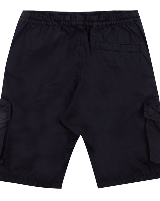 Kids Atelier-Stone-island-Black Bermuda Shorts