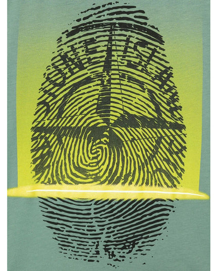 Kids Atelier-Stone Island-Green Finger Print T-Shirt