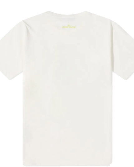 Kids Atelier-Stone-island-White Compass T-Shirt
