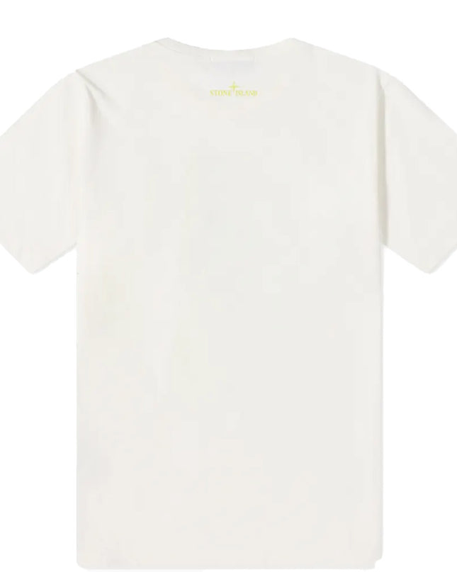 Kids Atelier-Stone-island-White Compass T-Shirt