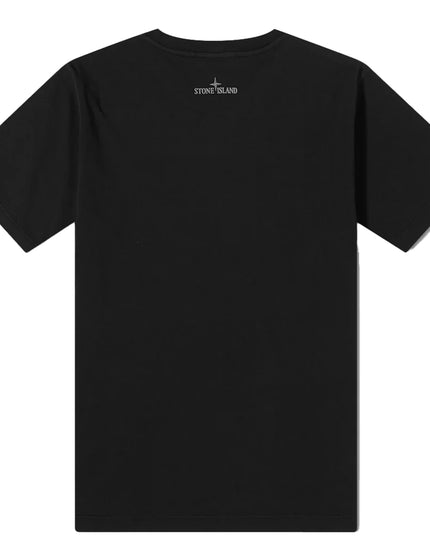 Kids Atelier-Stone Island-Black Camo-Filled Compass T-Shirt