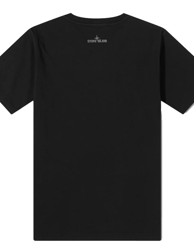 Kids Atelier-Stone Island-Black Camo-Filled Compass T-Shirt