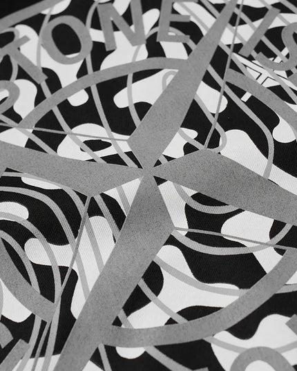 Kids Atelier-Stone Island-Black Camo-Filled Compass T-Shirt