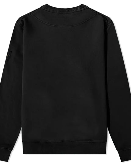 Kids Atelier-Stone Island-Black Crewneck Sweatshirt