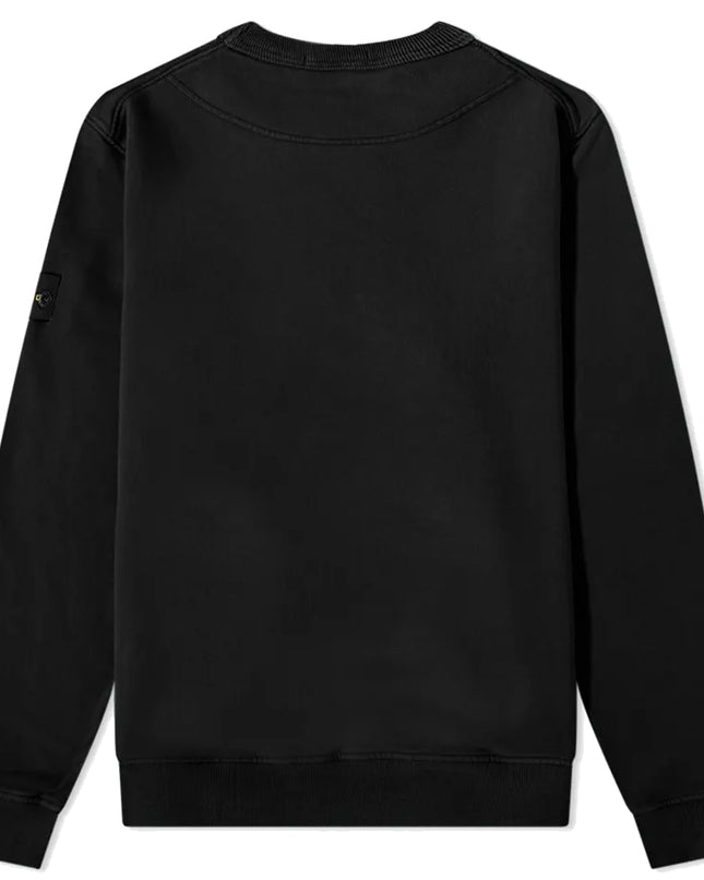 Kids Atelier-Stone Island-Black Crewneck Sweatshirt