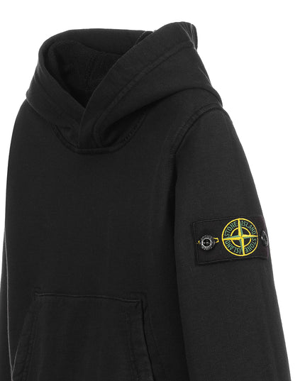 Kids Atelier-Stone Island-Black Hoodie