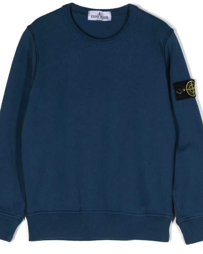 Kids Atelier-Stone Island-Bright Blue Sweatshirt