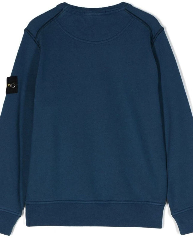 Kids Atelier-Stone Island-Bright Blue Sweatshirt