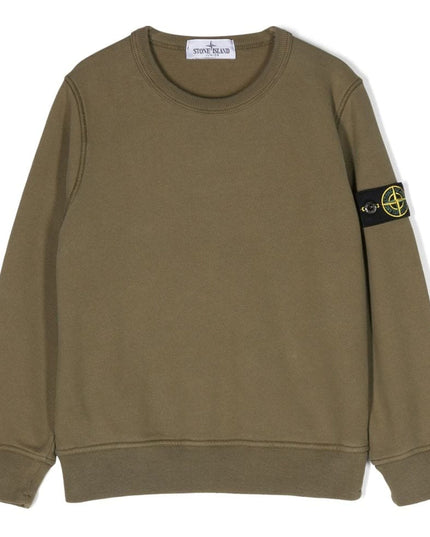 Kids Atelier-Stone Island-Military Green Sweatshirt