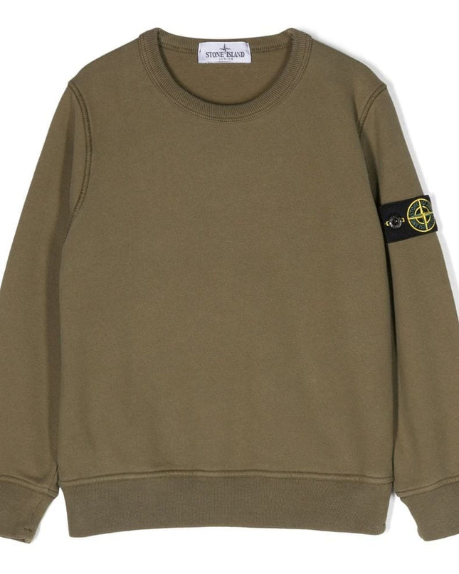Kids Atelier-Stone Island-Military Green Sweatshirt