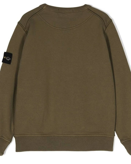 Kids Atelier-Stone Island-Military Green Sweatshirt
