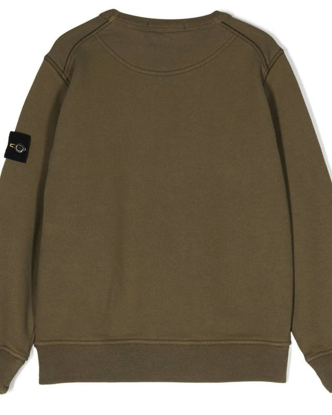 Kids Atelier-Stone Island-Military Green Sweatshirt