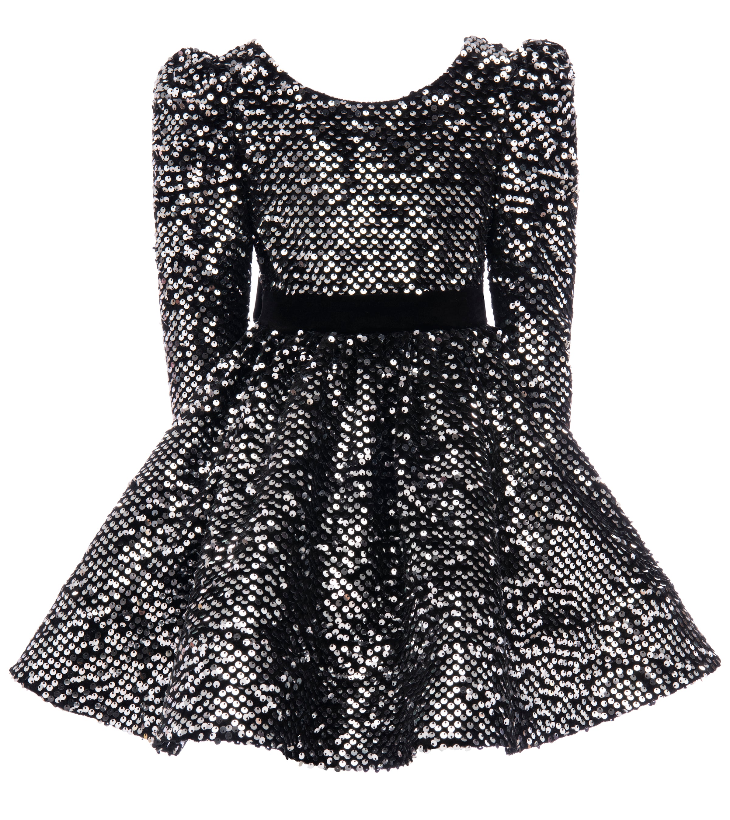 Black Merribrook Sequin Bow Dress 7Y / Black Black Merribrook Sequin Bow Dress 7Y / Black