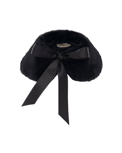 kids-atelier-tulleen-kid-girl-black-faux-fur-stole-t922301-black