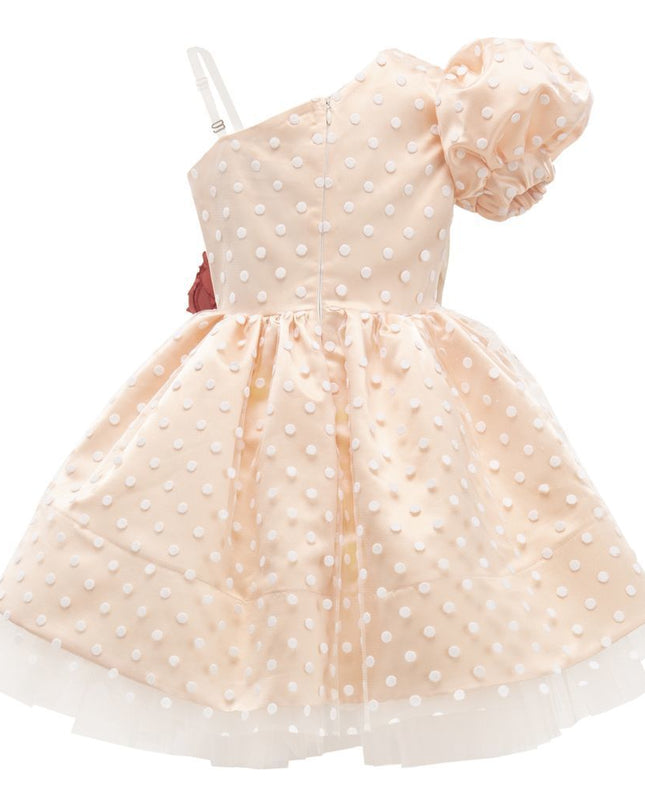 kids-atelier-tulleen-Peach Polka Dot Dress