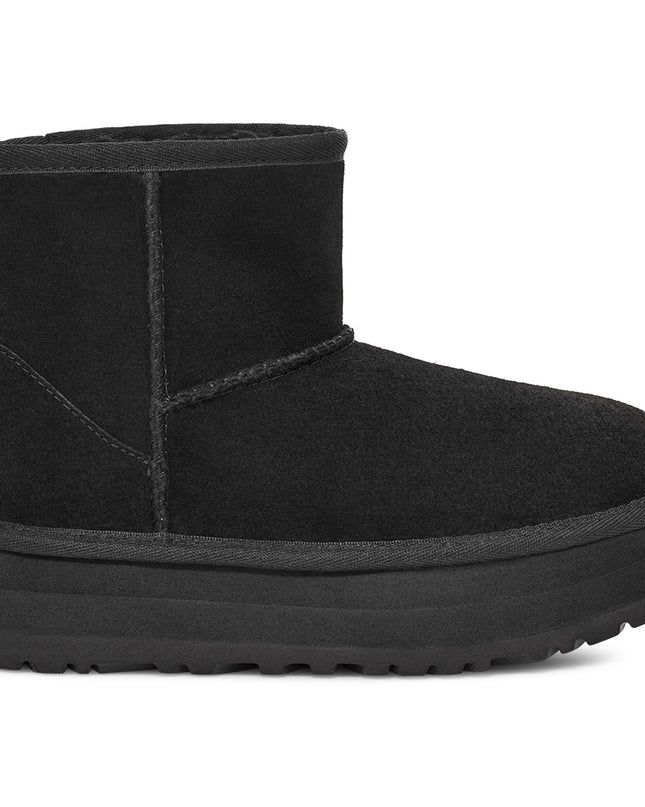 Kids Atelier-UGG-Black Classic Mini Platform Boots