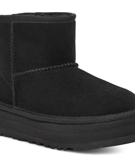 Kids Atelier-UGG-Black Classic Mini Platform Boots