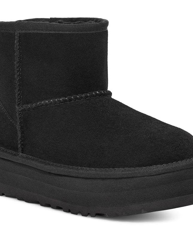 Kids Atelier-UGG-Black Classic Mini Platform Boots