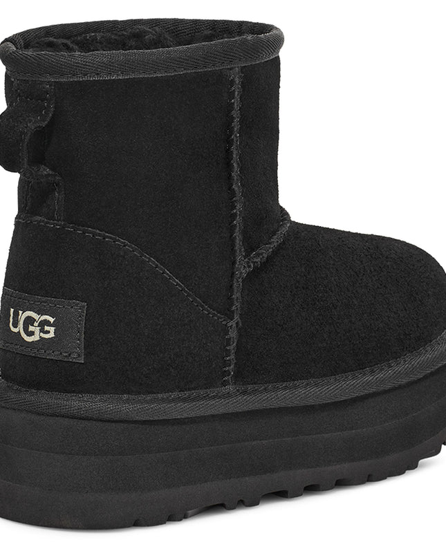 Kids Atelier-UGG-Black Classic Mini Platform Boots