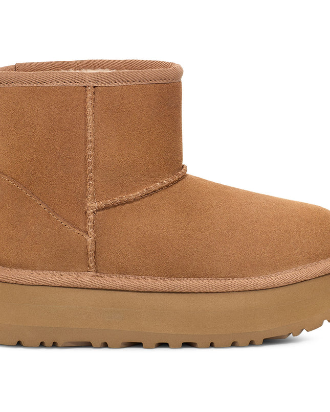 Kids Atelier-UGG-Beige Classic Mini Platform Boots
