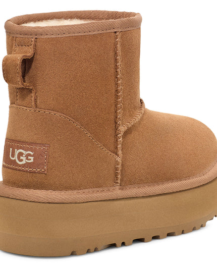 Kids Atelier-UGG-Beige Classic Mini Platform Boots