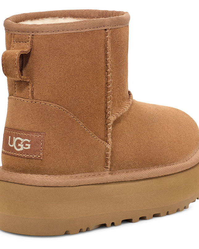 Kids Atelier-UGG-Beige Classic Mini Platform Boots