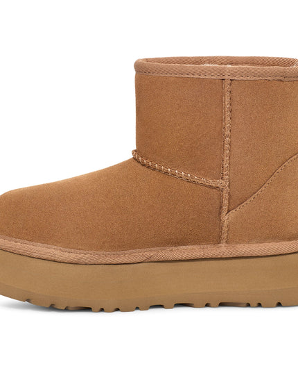 Kids Atelier-UGG-Beige Classic Mini Platform Boots