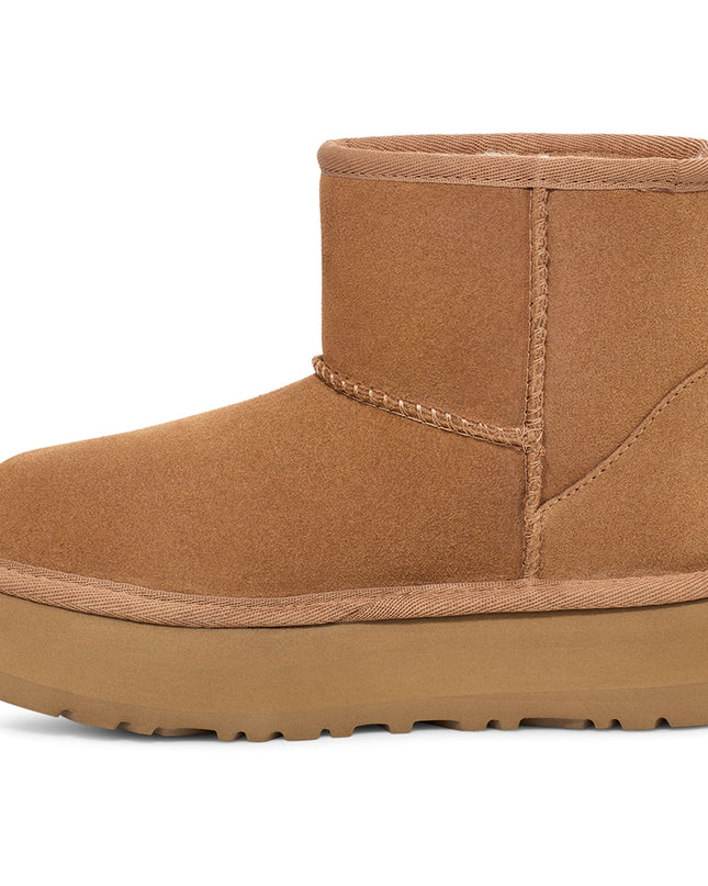 Kids Atelier-UGG-Beige Classic Mini Platform Boots