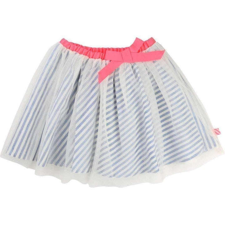 Billieblush Blue Striped Skirt-Skirts-Billieblush-kids atelier