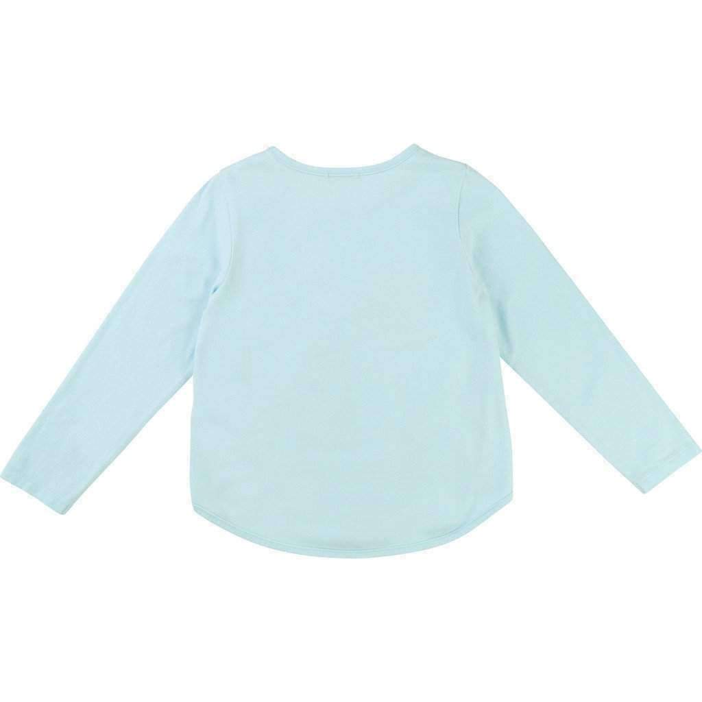 Billieblush Blue Teapot Jersey Shirt-Shirts-Billieblush-kids atelier