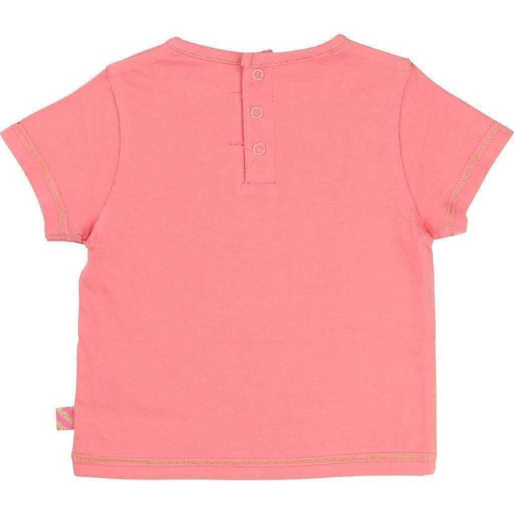 Billieblush Pink Tea Time T-Shirt-Shirts-Billieblush-kids atelier