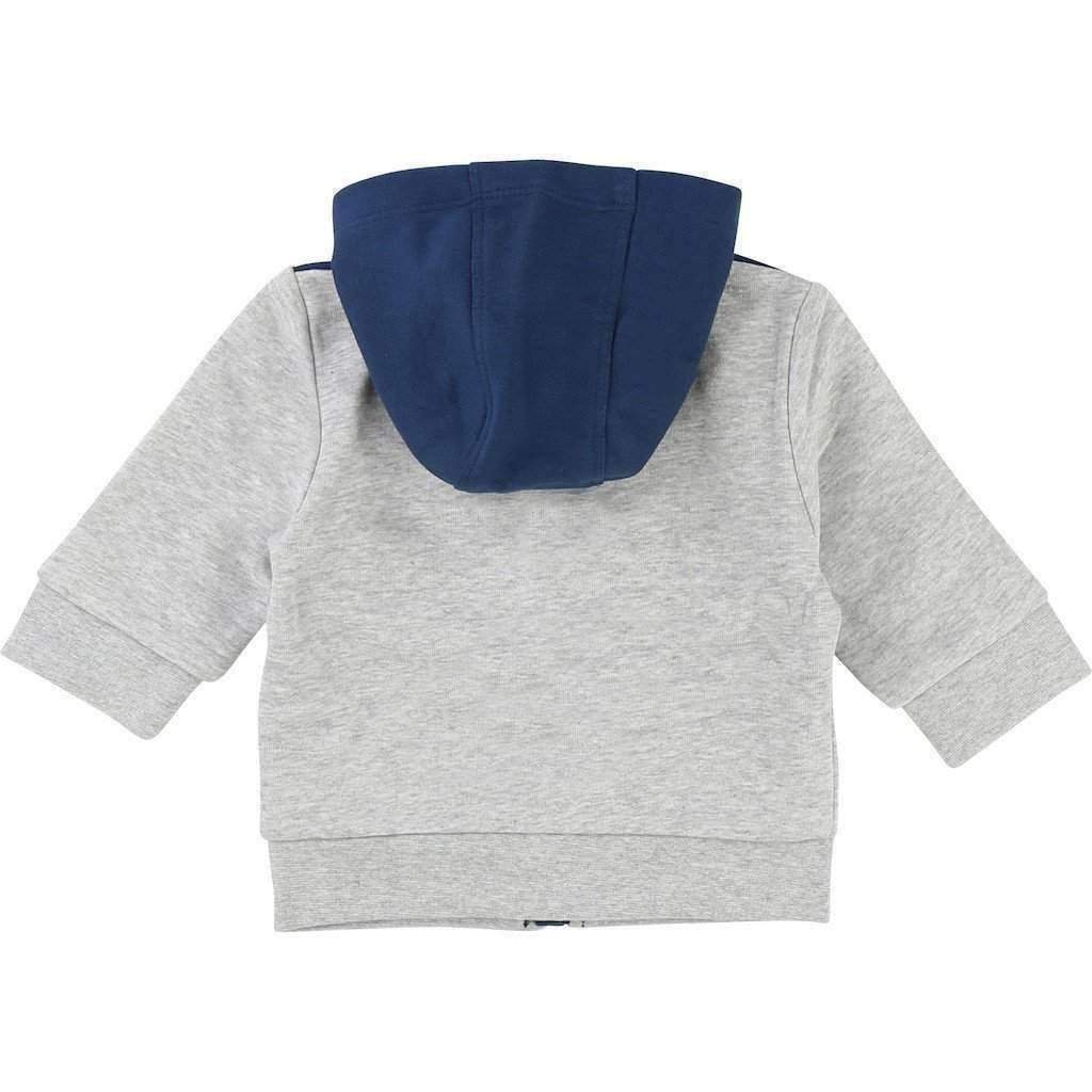Blue Gray Tracksuit-Outerwear-BOSS-kids atelier