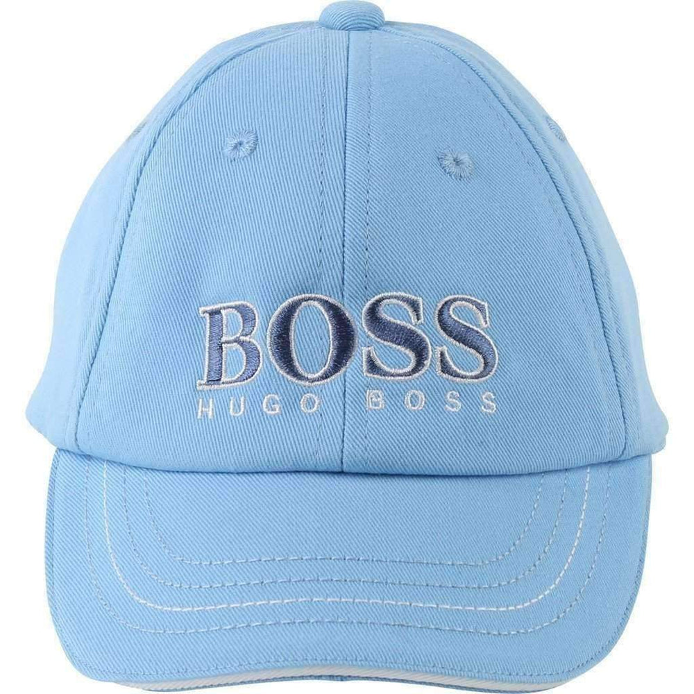Blue Logo Cap-Accessories-BOSS-kids atelier