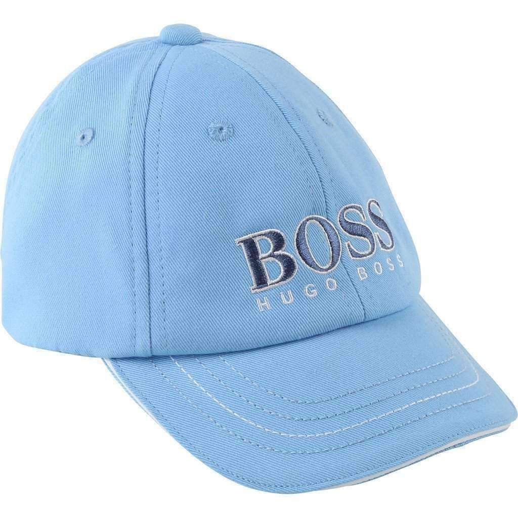 Blue Logo Cap-Accessories-BOSS-kids atelier