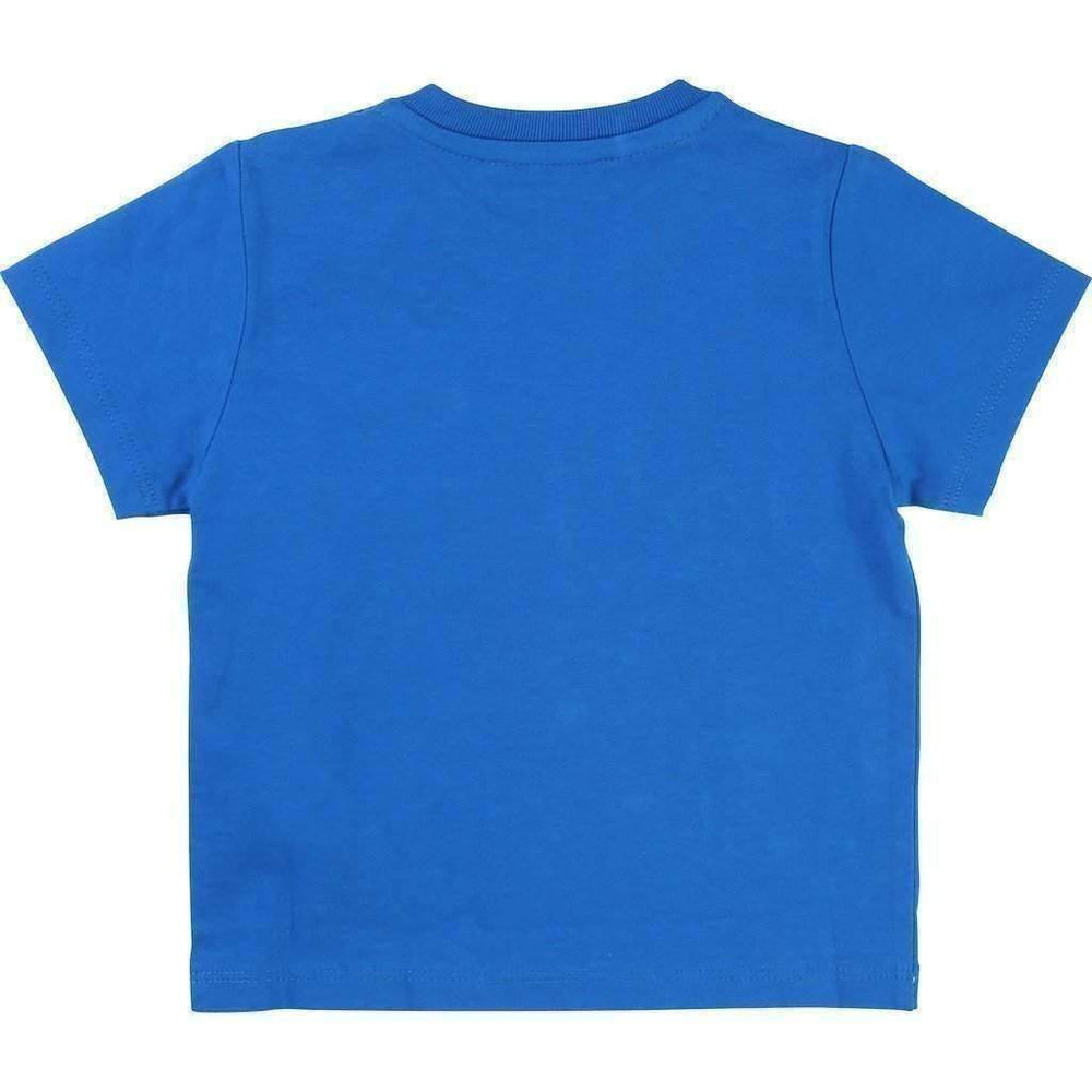 Boss Blue Short Sleeve T-Shirt-Shirts-BOSS-kids atelier