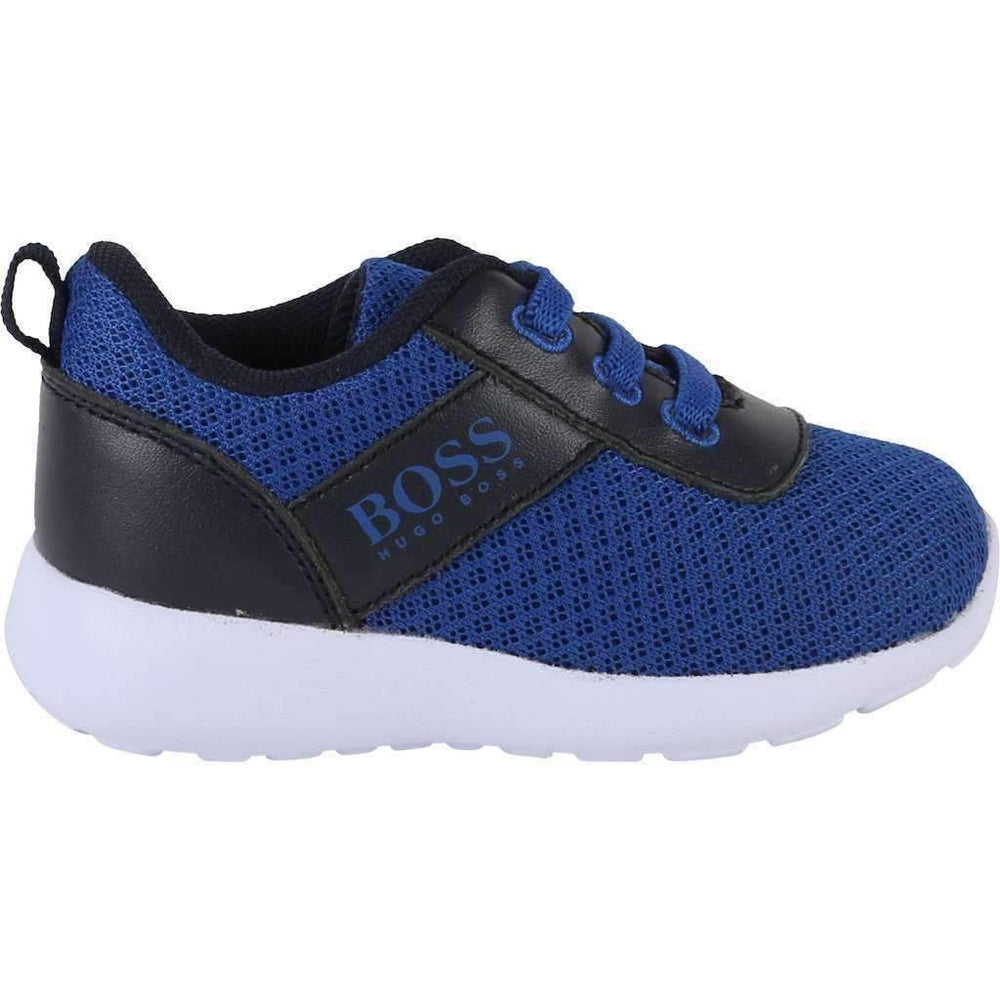 Boss Blue Trainer Shoes-Shoes-BOSS-kids atelier