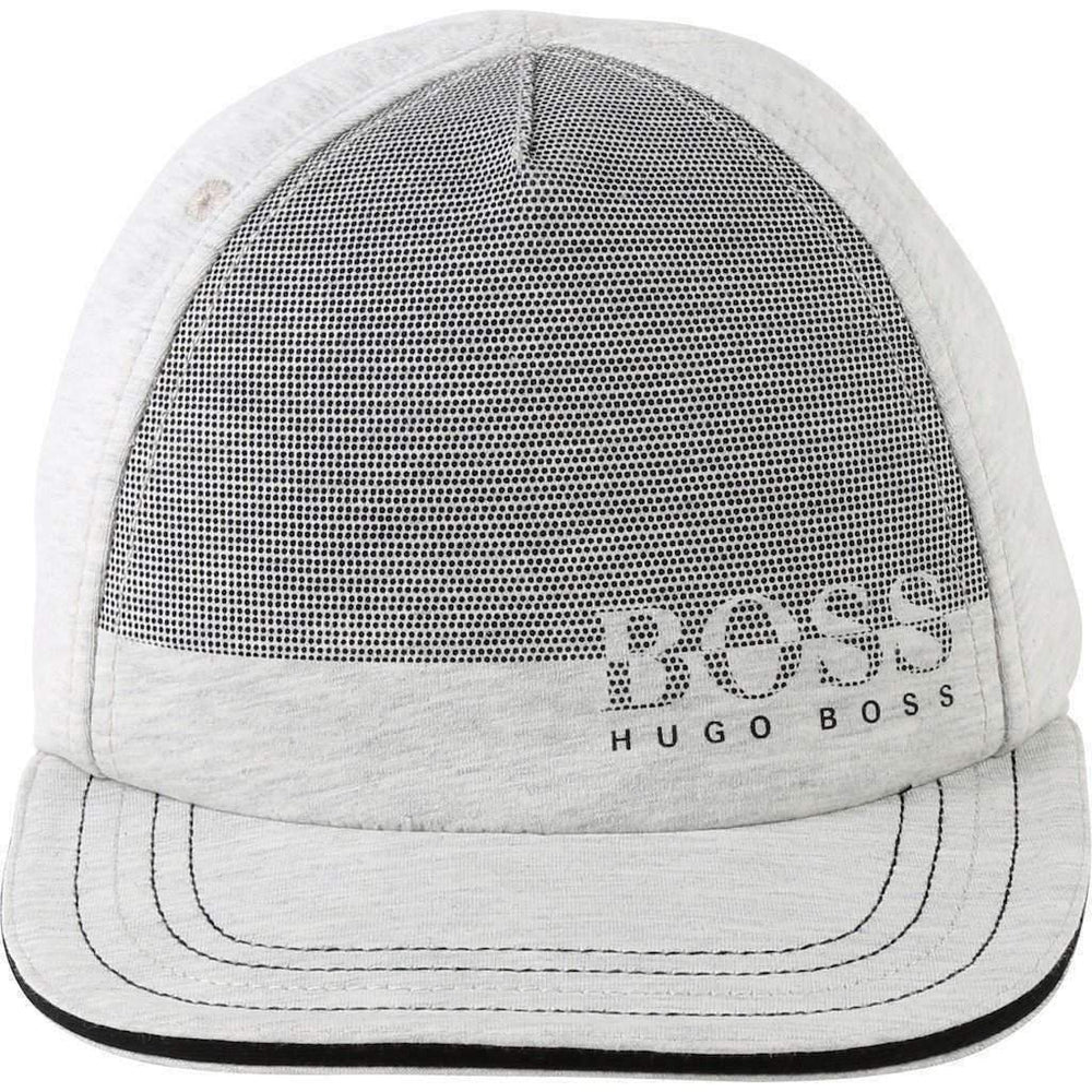 Boss Heather Grey Dotted Hat-Accessories-BOSS-kids atelier