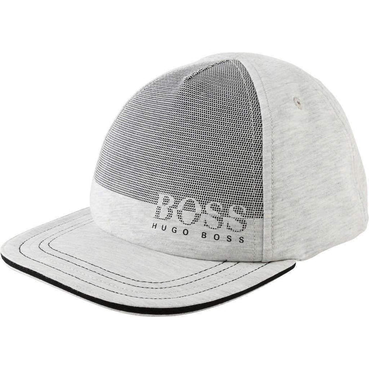 Boss Heather Grey Dotted Hat-Accessories-BOSS-kids atelier